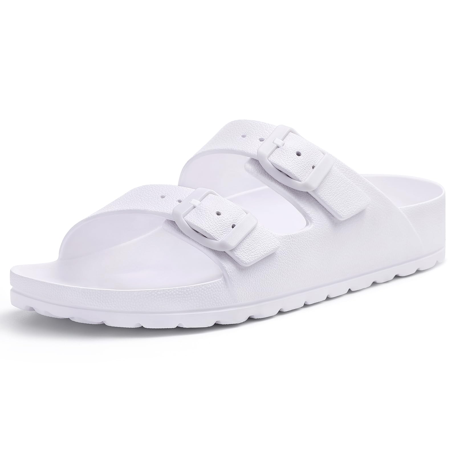 KIDMI Women's Comfortable EVA Sandals with Medium Arch Support, Adjustable Buckle Summer Beach Slide Sandal