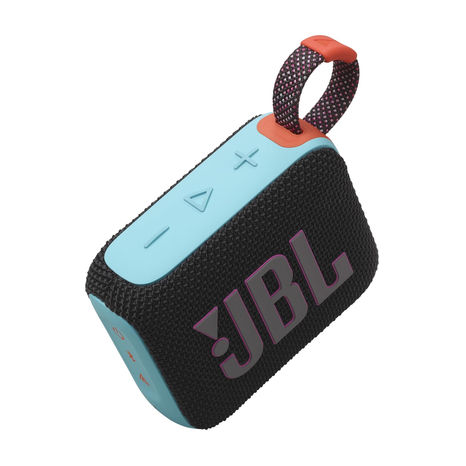 JBL Go 4 - Ultra-Portable, Waterproof and Dustproof Bluetooth Speaker, Big JBL Pro Sound with Punchy bass, 7-Hour Built-in Battery, Made in Part with Recycled Materials (Pink)