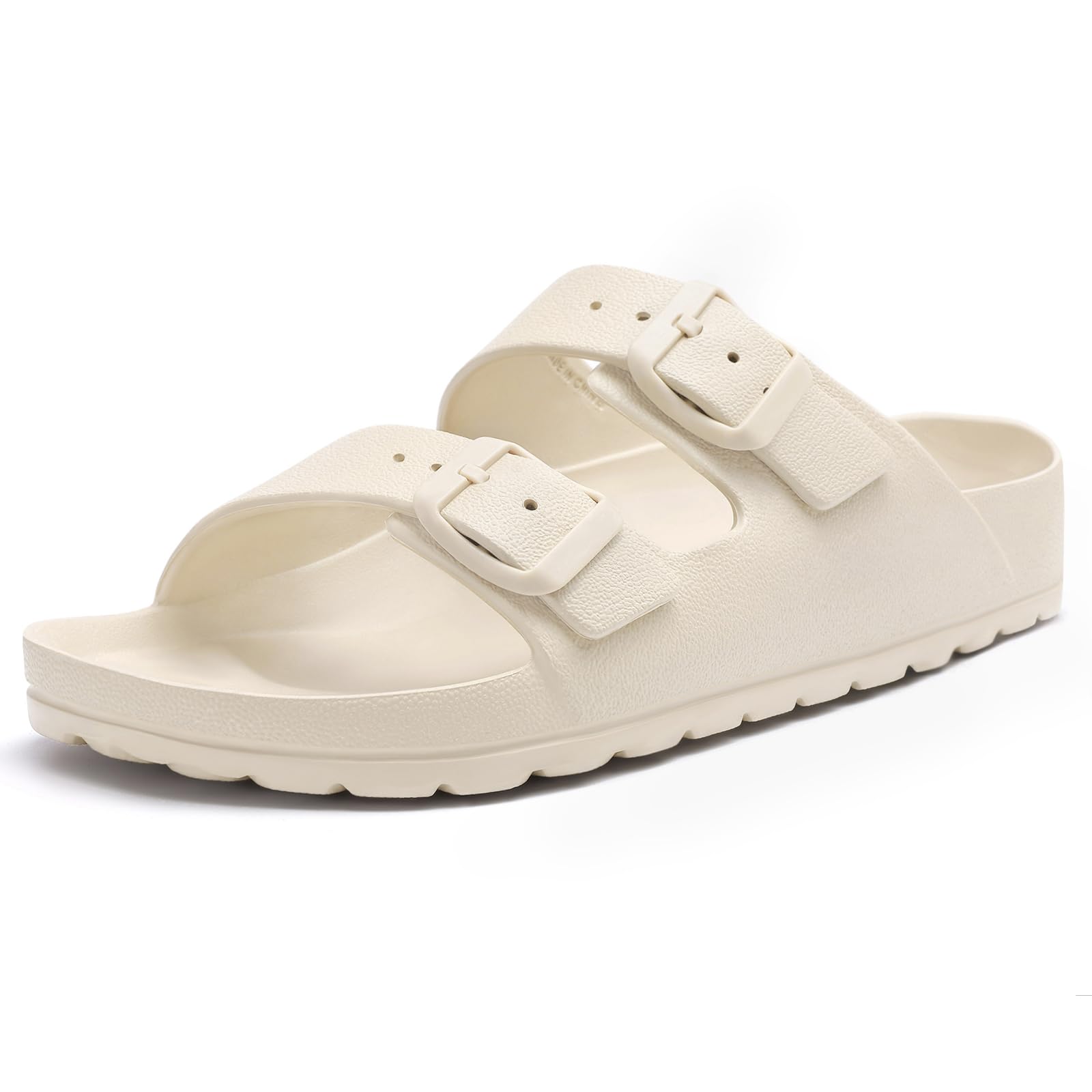 KIDMI Women's Comfortable EVA Sandals with Medium Arch Support, Adjustable Buckle Summer Beach Slide Sandal