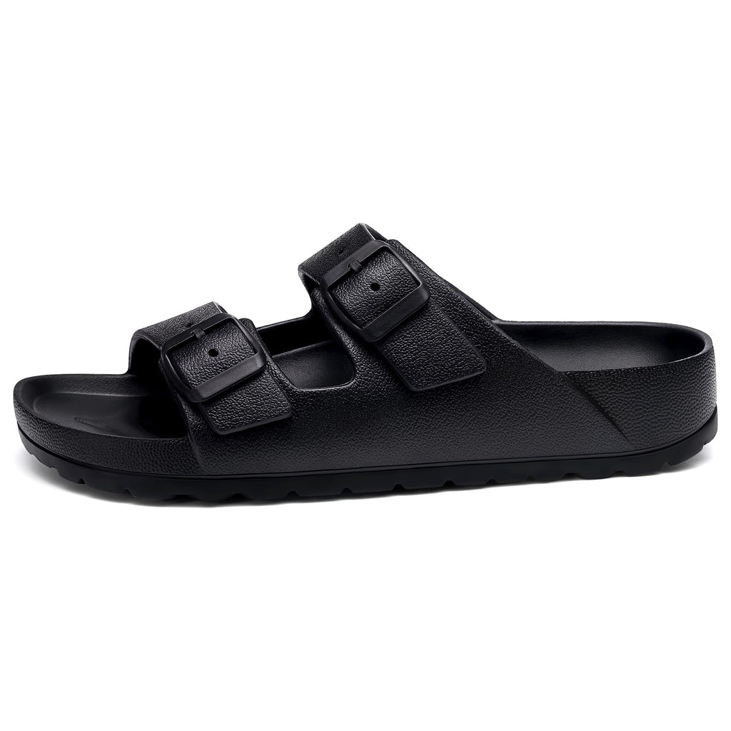KIDMI Women's Comfortable EVA Sandals with Medium Arch Support, Adjustable Buckle Summer Beach Slide Sandal