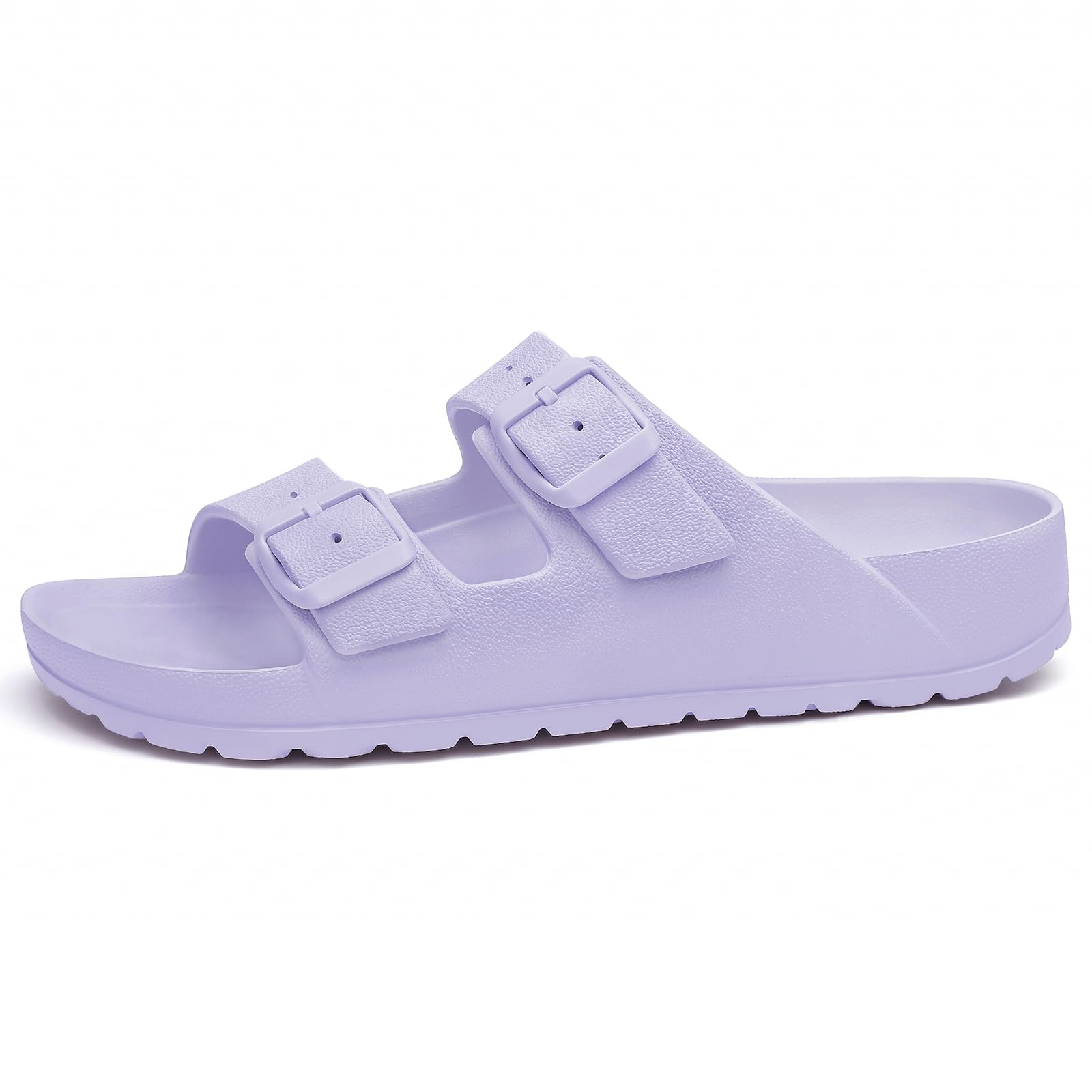 KIDMI Women's Comfortable EVA Sandals with Medium Arch Support, Adjustable Buckle Summer Beach Slide Sandal