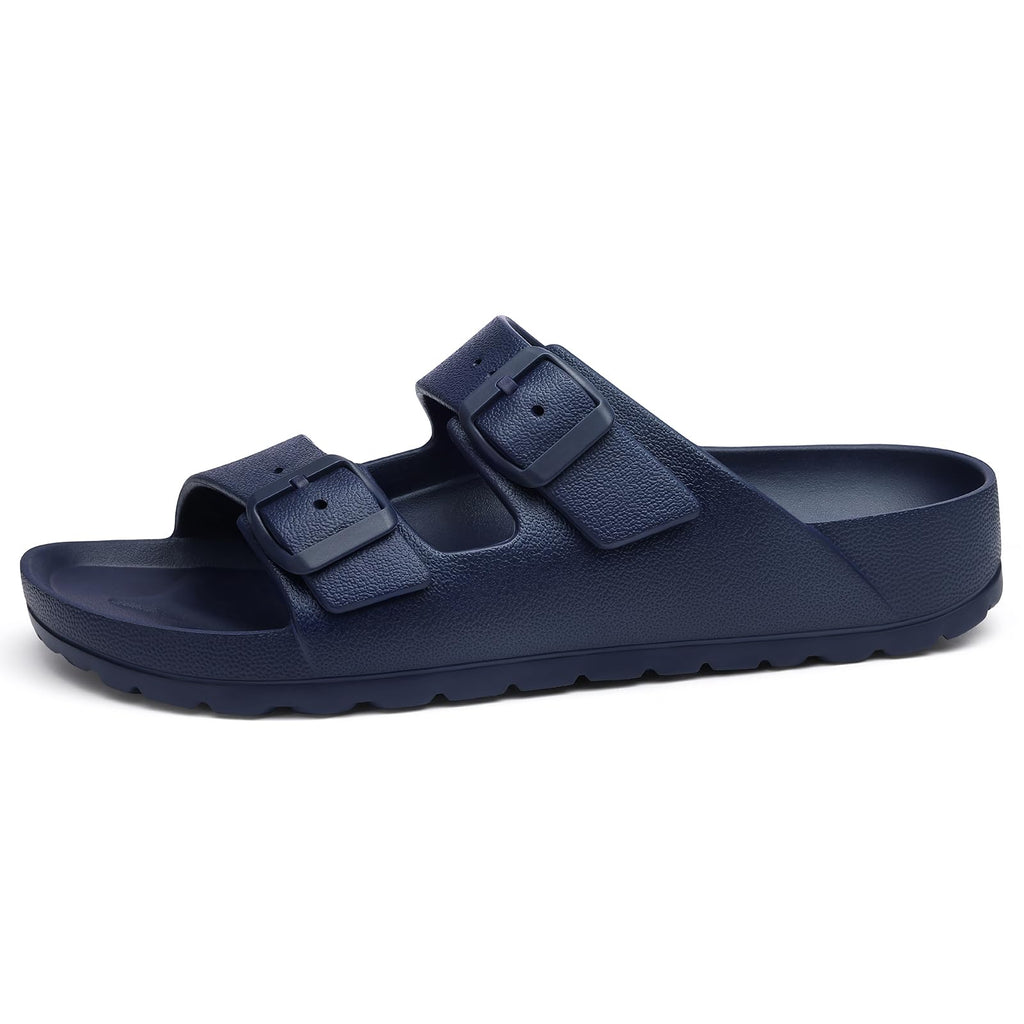 KIDMI Women's Comfortable EVA Sandals with Medium Arch Support, Adjustable Buckle Summer Beach Slide Sandal