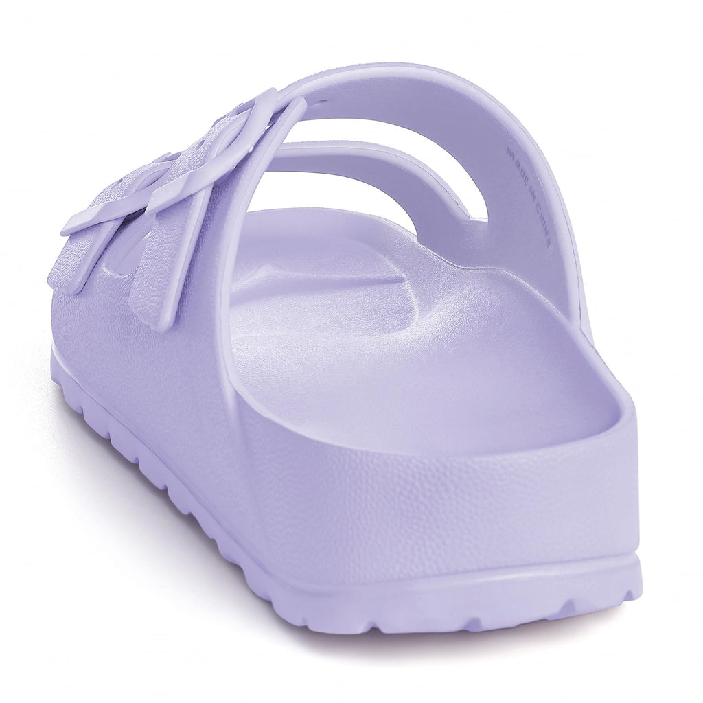 KIDMI Women's Comfortable EVA Sandals with Medium Arch Support, Adjustable Buckle Summer Beach Slide Sandal