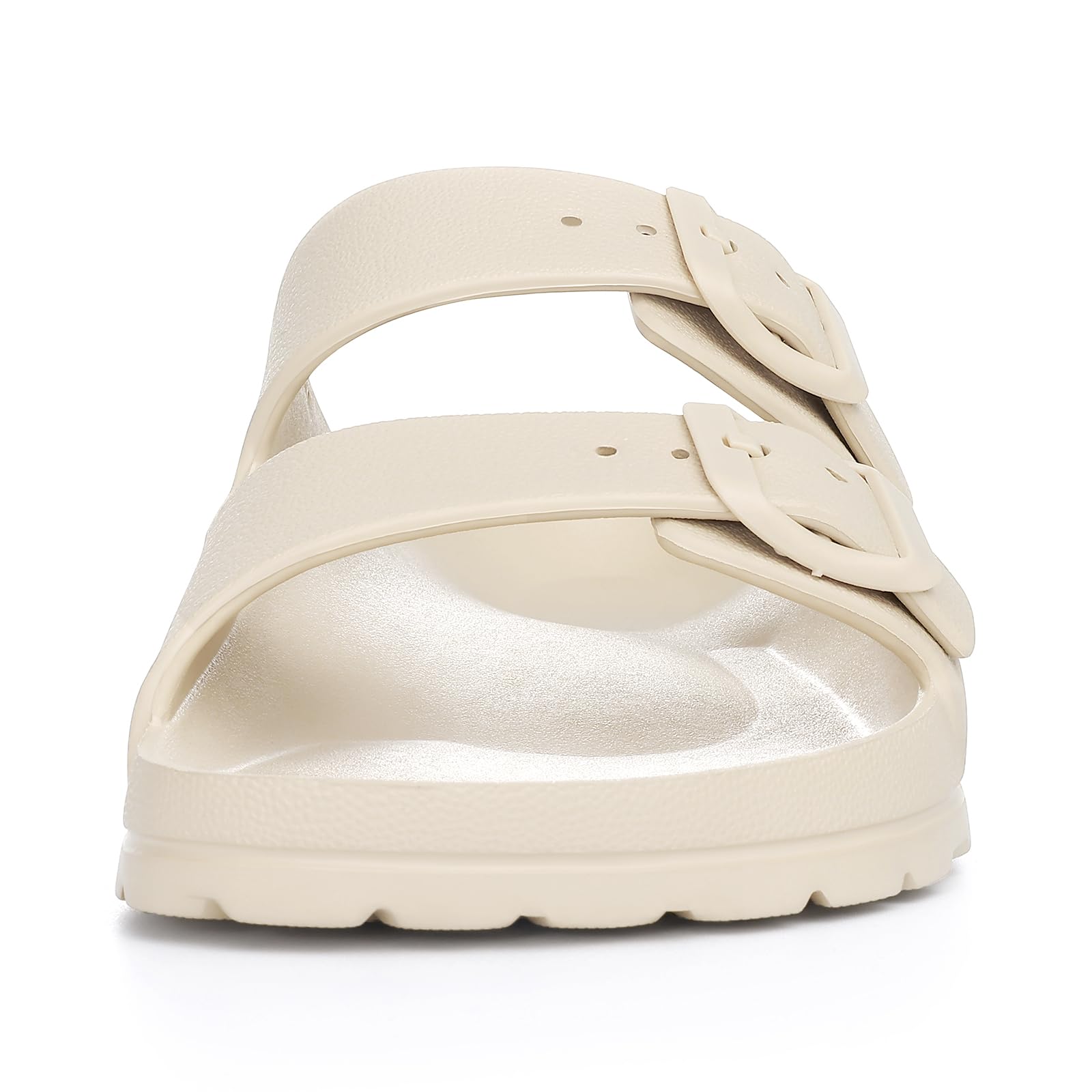 KIDMI Women's Comfortable EVA Sandals with Medium Arch Support, Adjustable Buckle Summer Beach Slide Sandal