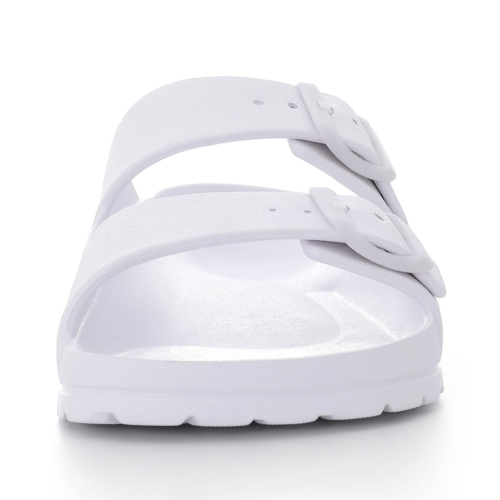 KIDMI Women's Comfortable EVA Sandals with Medium Arch Support, Adjustable Buckle Summer Beach Slide Sandal