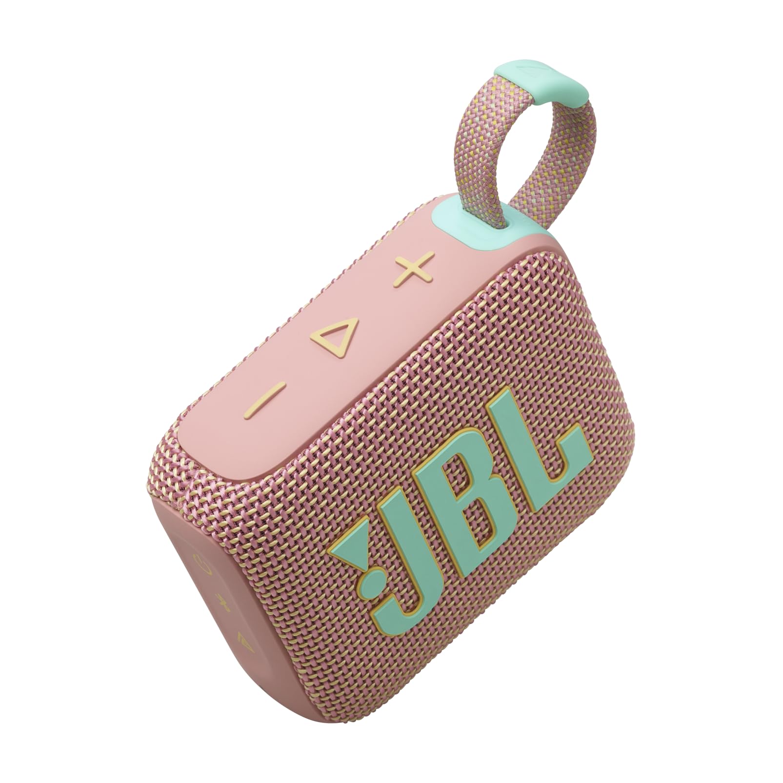JBL Go 4 - Ultra-Portable, Waterproof and Dustproof Bluetooth Speaker, Big JBL Pro Sound with Punchy bass, 7-Hour Built-in Battery, Made in Part with Recycled Materials (Pink)