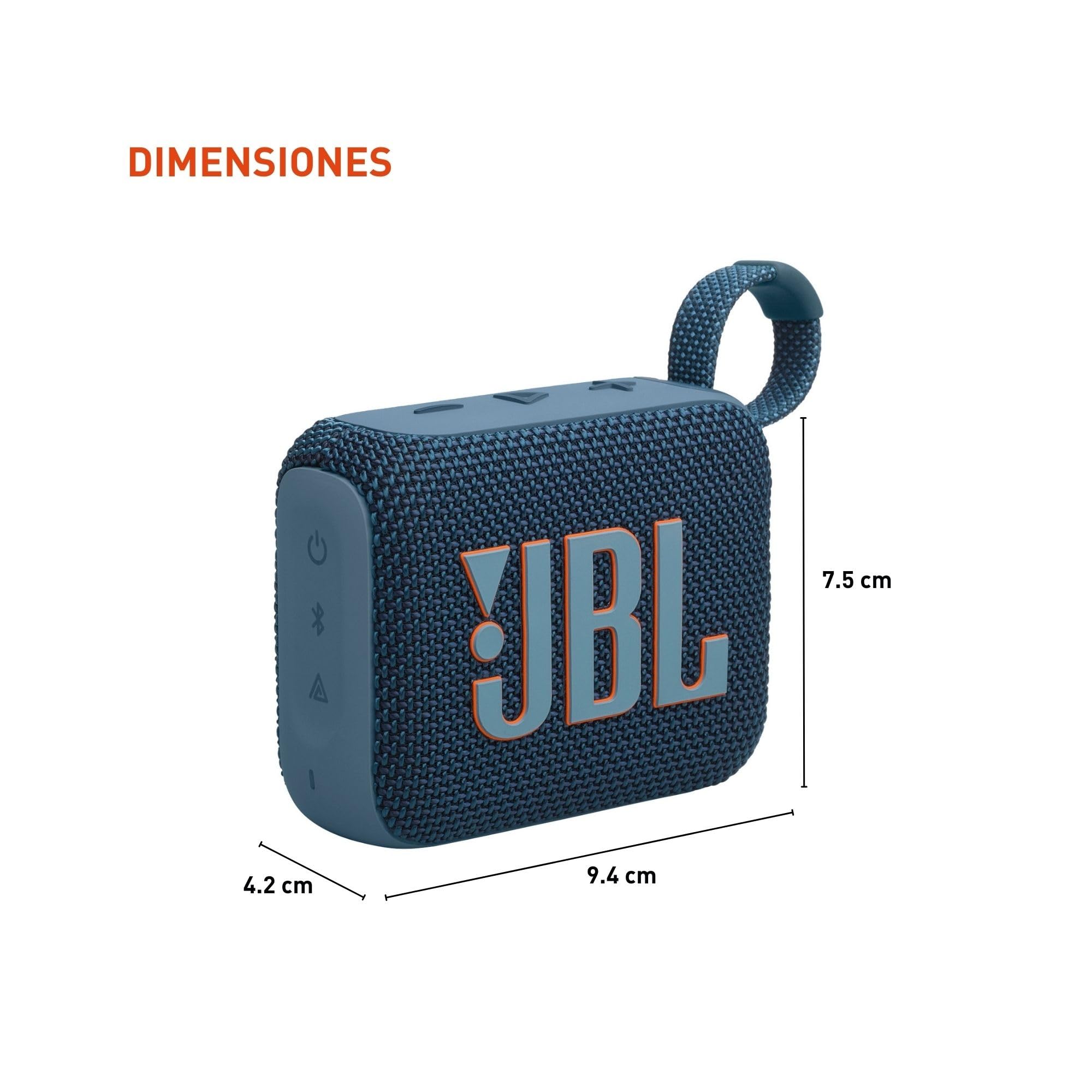 JBL Go 4 - Ultra-Portable, Waterproof and Dustproof Bluetooth Speaker, Big JBL Pro Sound with Punchy bass, 7-Hour Built-in Battery, Made in Part with Recycled Materials (Pink)