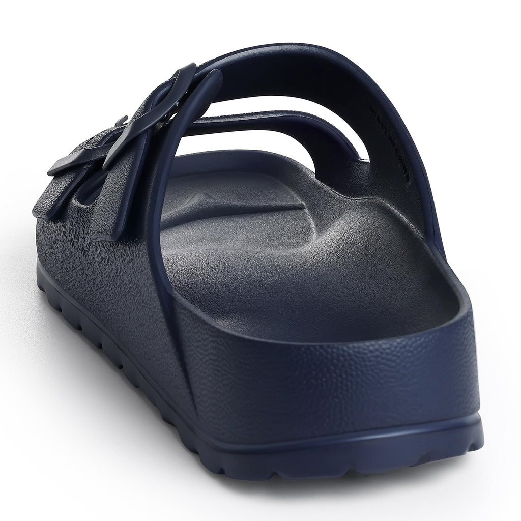 KIDMI Women's Comfortable EVA Sandals with Medium Arch Support, Adjustable Buckle Summer Beach Slide Sandal