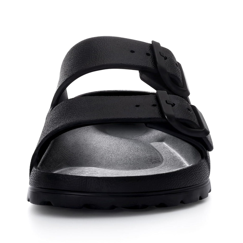 KIDMI Women's Comfortable EVA Sandals with Medium Arch Support, Adjustable Buckle Summer Beach Slide Sandal