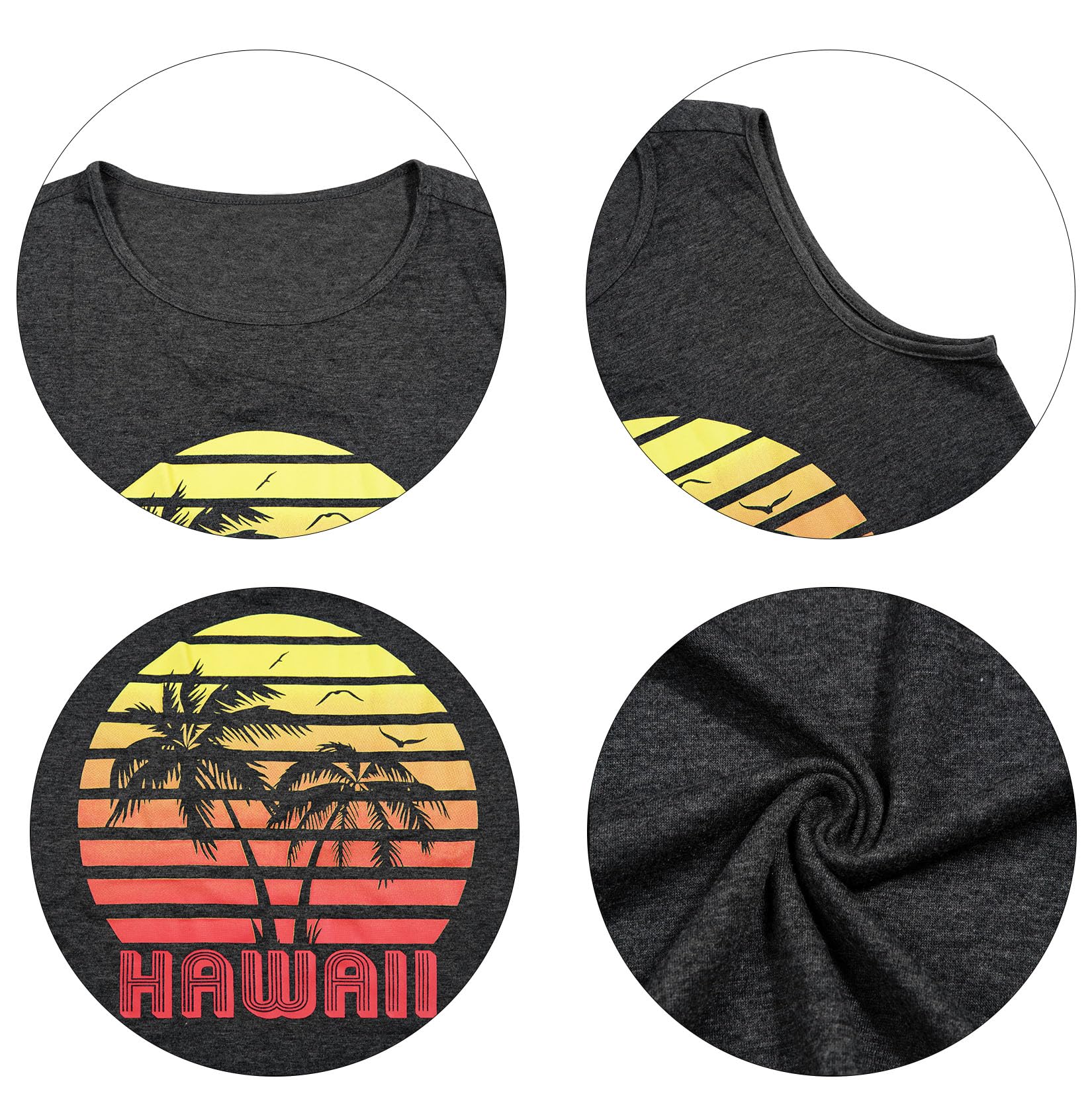 Summer Sundress for Women Beach Tank Dress Sleeveless Graphic T Dress Short Casual Sun Dresses Beach Cover Up